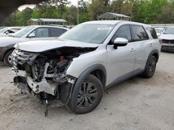 Salvage cars for sale at Savannah, GA auction: 2022 Nissan Pathfinder S