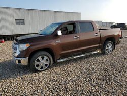 Salvage cars for sale from Copart New Braunfels, TX: 2014 Toyota Tundra Crewmax Platinum