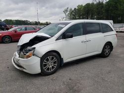 Salvage cars for sale from Copart Dunn, NC: 2012 Honda Odyssey EXL