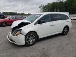 Honda salvage cars for sale: 2012 Honda Odyssey EXL