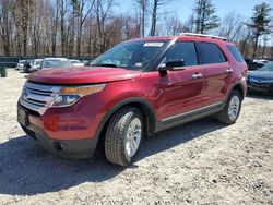 Salvage cars for sale at Candia, NH auction: 2014 Ford Explorer XLT
