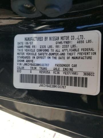 2008 Infiniti G37 Base