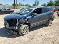 Salvage cars for sale from Copart Oklahoma City, OK: 2021 Ford Ecosport SE