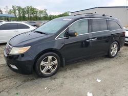 Salvage cars for sale at Spartanburg, SC auction: 2011 Honda Odyssey Touring