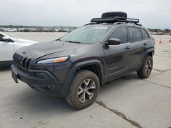 Salvage cars for sale from Copart Grand Prairie, TX: 2017 Jeep Cherokee Trailhawk
