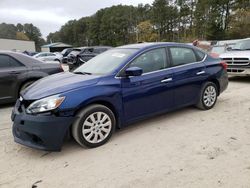 Salvage cars for sale at Seaford, DE auction: 2018 Nissan Sentra S