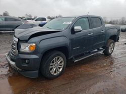 GMC Canyon salvage cars for sale: 2016 GMC Canyon SLT