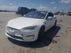 Salvage cars for sale at New Orleans, LA auction: 2021 Tesla Model S
