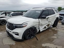 Salvage cars for sale at Grand Prairie, TX auction: 2023 Ford Explorer ST