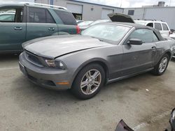 Salvage cars for sale at Vallejo, CA auction: 2011 Ford Mustang