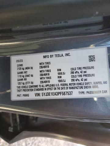 2023 Tesla Model 3