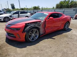 Salvage cars for sale at Miami, FL auction: 2017 Chevrolet Camaro LT