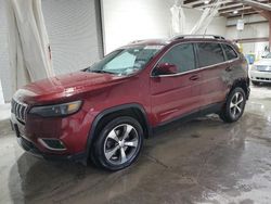Salvage cars for sale from Copart Leroy, NY: 2019 Jeep Cherokee Limited