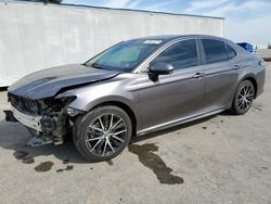 Salvage cars for sale from Copart Fresno, CA: 2021 Toyota Camry SE