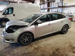 Ford Focus SEL Vehiculos salvage en venta: 2018 Ford Focus SEL