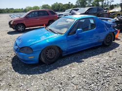 Salvage cars for sale from Copart Byron, GA: 1993 Honda Civic DEL SOL SI