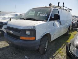 Salvage trucks for sale at San Diego, CA auction: 2006 Chevrolet Express G2500