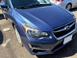 Subaru salvage cars for sale: 2016 Subaru Impreza Premium