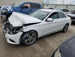Salvage cars for sale at Haslet, TX auction: 2015 Mercedes-Benz C300