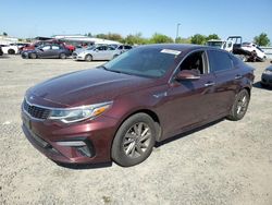 Salvage cars for sale at Sacramento, CA auction: 2019 KIA Optima LX