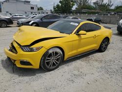 Salvage cars for sale from Copart Opa Locka, FL: 2017 Ford Mustang