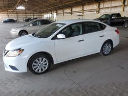 Nissan Sentra Vehiculos salvage en venta: 2016 Nissan Sentra S