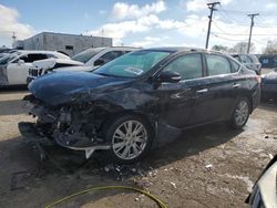 Salvage cars for sale from Copart Chicago Heights, IL: 2015 Nissan Sentra S