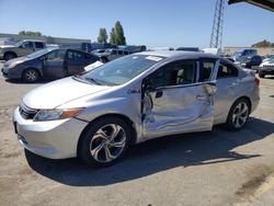 Salvage cars for sale from Copart Hayward, CA: 2012 Honda Civic LX