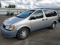 Salvage cars for sale from Copart Arlington, WA: 2001 Toyota Sienna CE