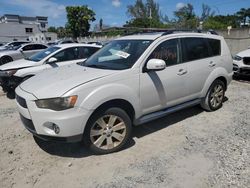 Salvage cars for sale from Copart Opa Locka, FL: 2011 Mitsubishi Outlander SE