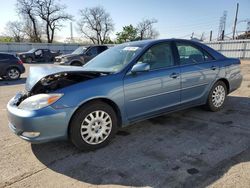 Salvage cars for sale at West Mifflin, PA auction: 2003 Toyota Camry LE