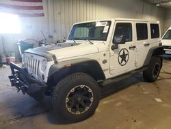 Salvage cars for sale at Franklin, WI auction: 2012 Jeep Wrangler Unlimited Sahara