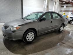 Salvage cars for sale at Leroy, NY auction: 2002 Toyota Camry LE