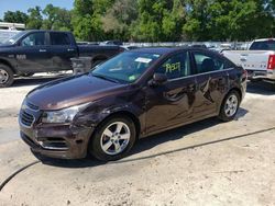 Salvage cars for sale from Copart Ocala, FL: 2015 Chevrolet Cruze LT