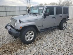 Salvage cars for sale at Barberton, OH auction: 2016 Jeep Wrangler Unlimited Sahara