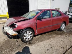 Toyota Corolla salvage cars for sale: 2005 Toyota Corolla CE