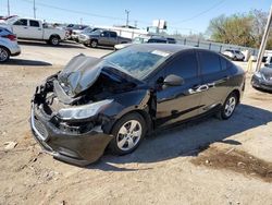 Salvage cars for sale from Copart Oklahoma City, OK: 2018 Chevrolet Cruze LS