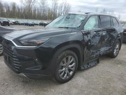 Salvage cars for sale at Leroy, NY auction: 2024 Toyota Grand Highlander XLE