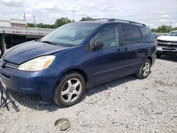 Salvage cars for sale from Copart Montgomery, AL: 2004 Toyota Sienna CE