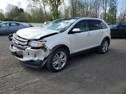 Salvage cars for sale from Copart Portland, OR: 2013 Ford Edge SEL