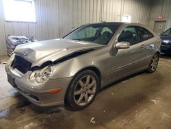 Mercedes-Benz salvage cars for sale: 2003 Mercedes-Benz C 230K Sport Coupe
