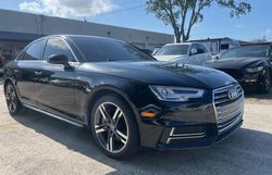 Salvage cars for sale at Miami, FL auction: 2017 Audi A4 Premium Plus