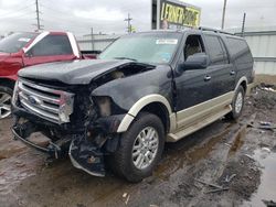 Salvage cars for sale at Chicago Heights, IL auction: 2009 Ford Expedition EL Eddie Bauer