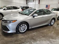 Salvage cars for sale at Franklin, WI auction: 2021 Toyota Camry LE