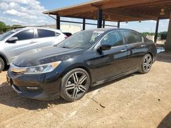 Salvage cars for sale at Tanner, AL auction: 2016 Honda Accord Sport