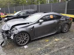 Salvage cars for sale at Waldorf, MD auction: 2016 Lexus RC 350