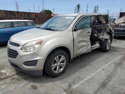Salvage cars for sale at Wilmington, CA auction: 2016 Chevrolet Equinox LS