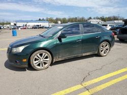 Chevrolet salvage cars for sale: 2014 Chevrolet Cruze LTZ