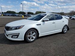 Salvage cars for sale at East Granby, CT auction: 2015 KIA Optima LX