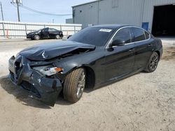 Salvage cars for sale at Jacksonville, FL auction: 2018 Alfa Romeo Giulia